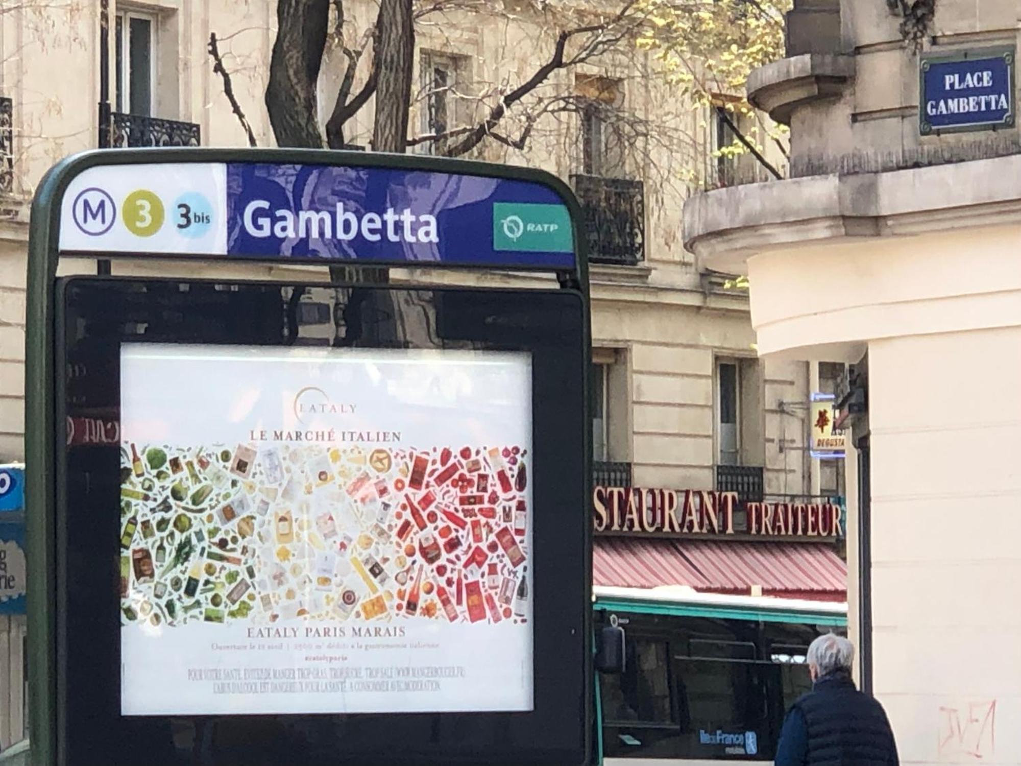 Appartamento Metro Gambetta Parigi Esterno foto